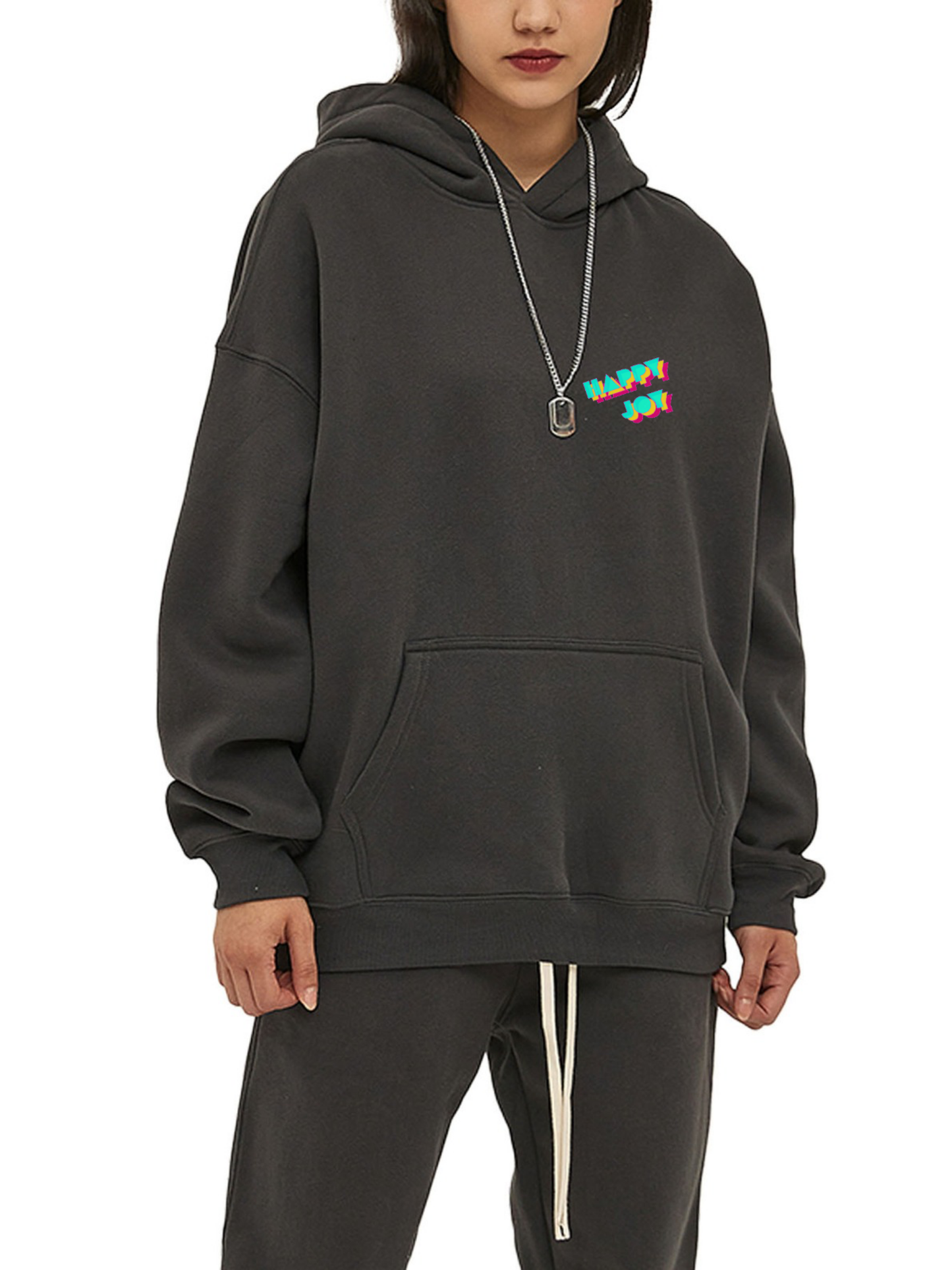 Happy Joy Fleece Hoodie